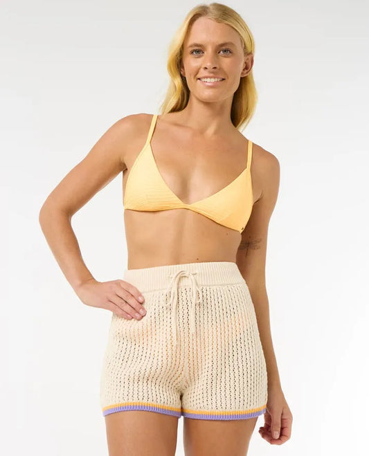 Rip Curl Womens Shorts Cala Vadella Crochet SHORT Rip Curl