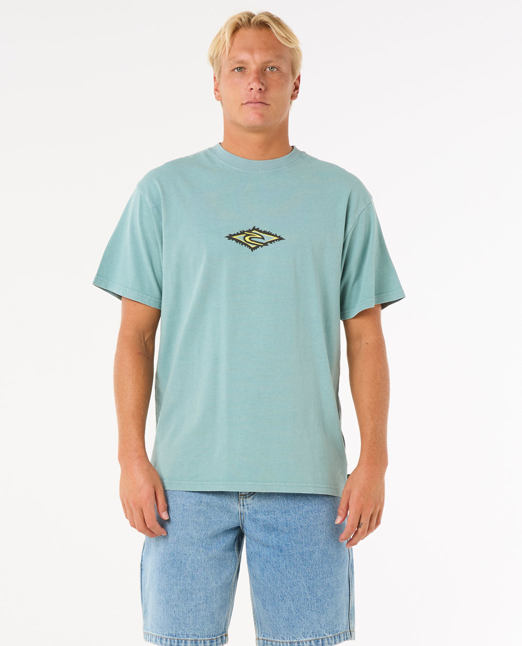 Rip Curl Men Raw Energy Sloth Tee T-SHIRT Rip Curl BLUE LAGOON L