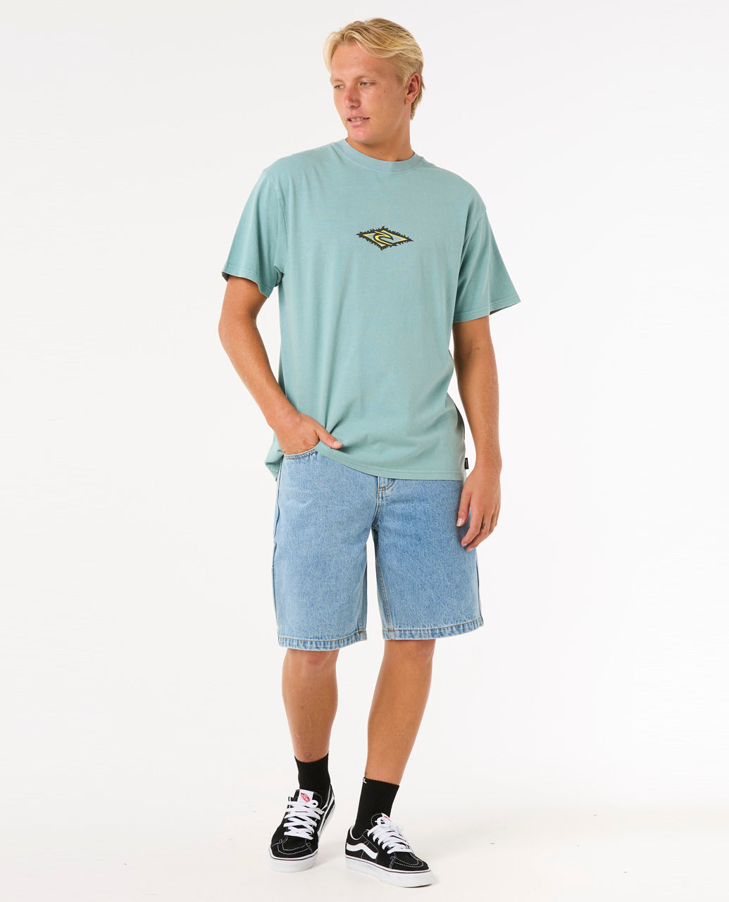 Rip Curl Men Raw Energy Sloth Tee T-SHIRT Rip Curl