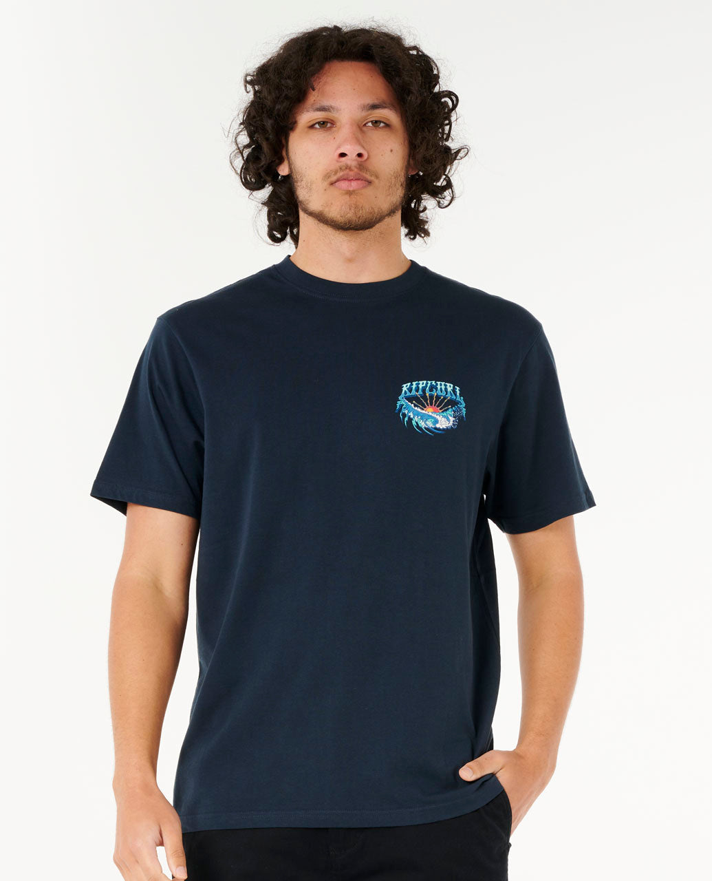 Rip Curl Men Hazed & Tubed Tee T-SHIRT Rip Curl DARK NAVY M