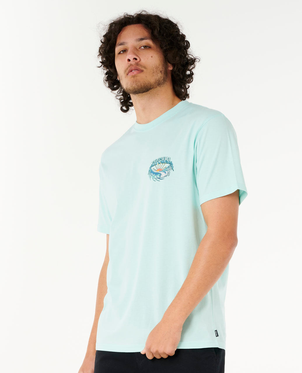Rip Curl Men Hazed & Tubed Tee T-SHIRT Rip Curl