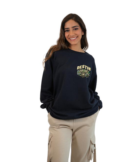 Destin Deer Women Crewneck – Camouflage Edition