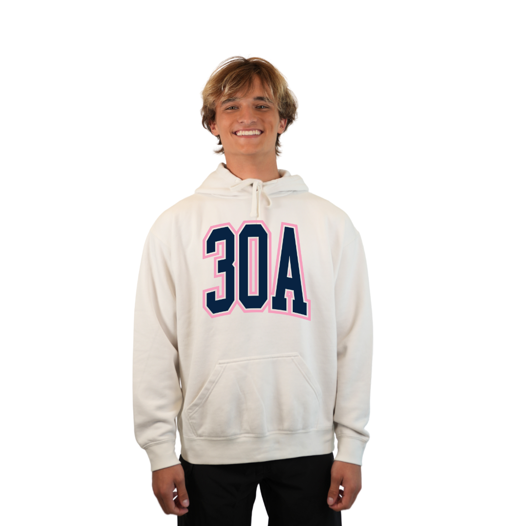 30A Map, Florida Panhandle Design Hoodie Men Style 252 HOODIES alvinsisland.com White S