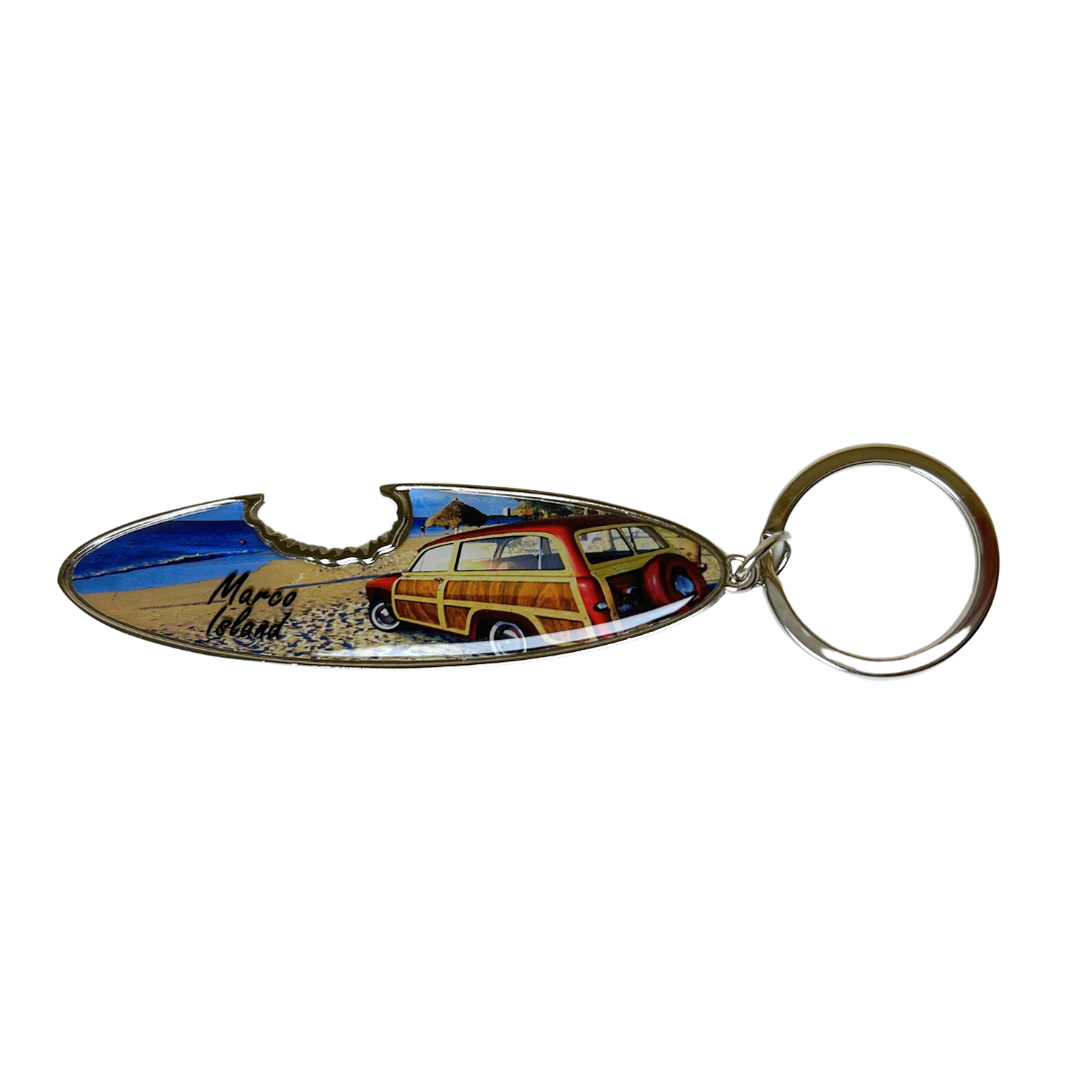 Marco Island Sur Table Shark Bite Opener 4" Keychain souvenirs alvinsisland.com