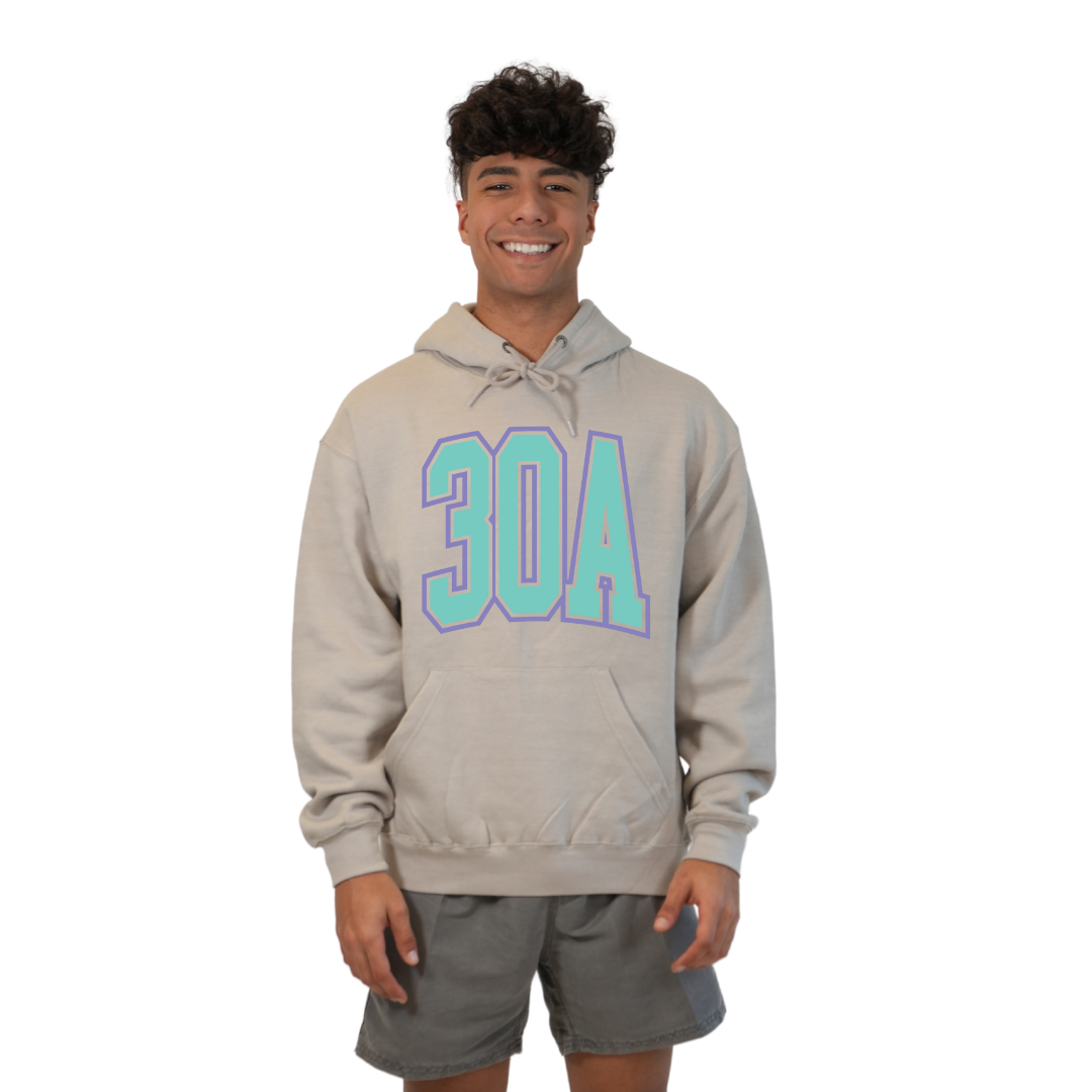 30A Map, Florida Panhandle Design Hoodie Men Style 252 HOODIES alvinsisland.com Silver S