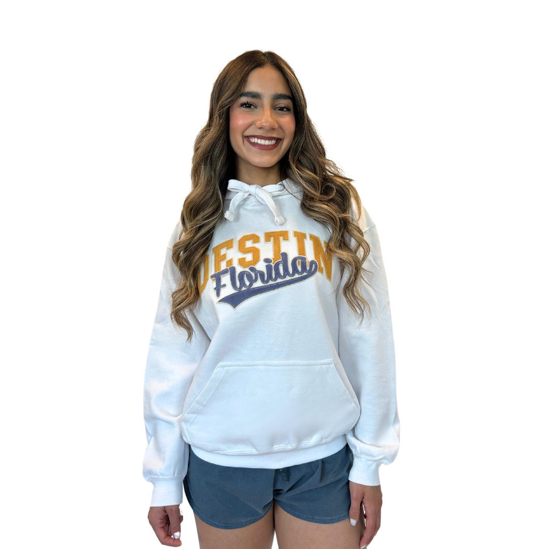 Destin Fl, Hoodie Women with Patch on The Front Design Style 252Patch
