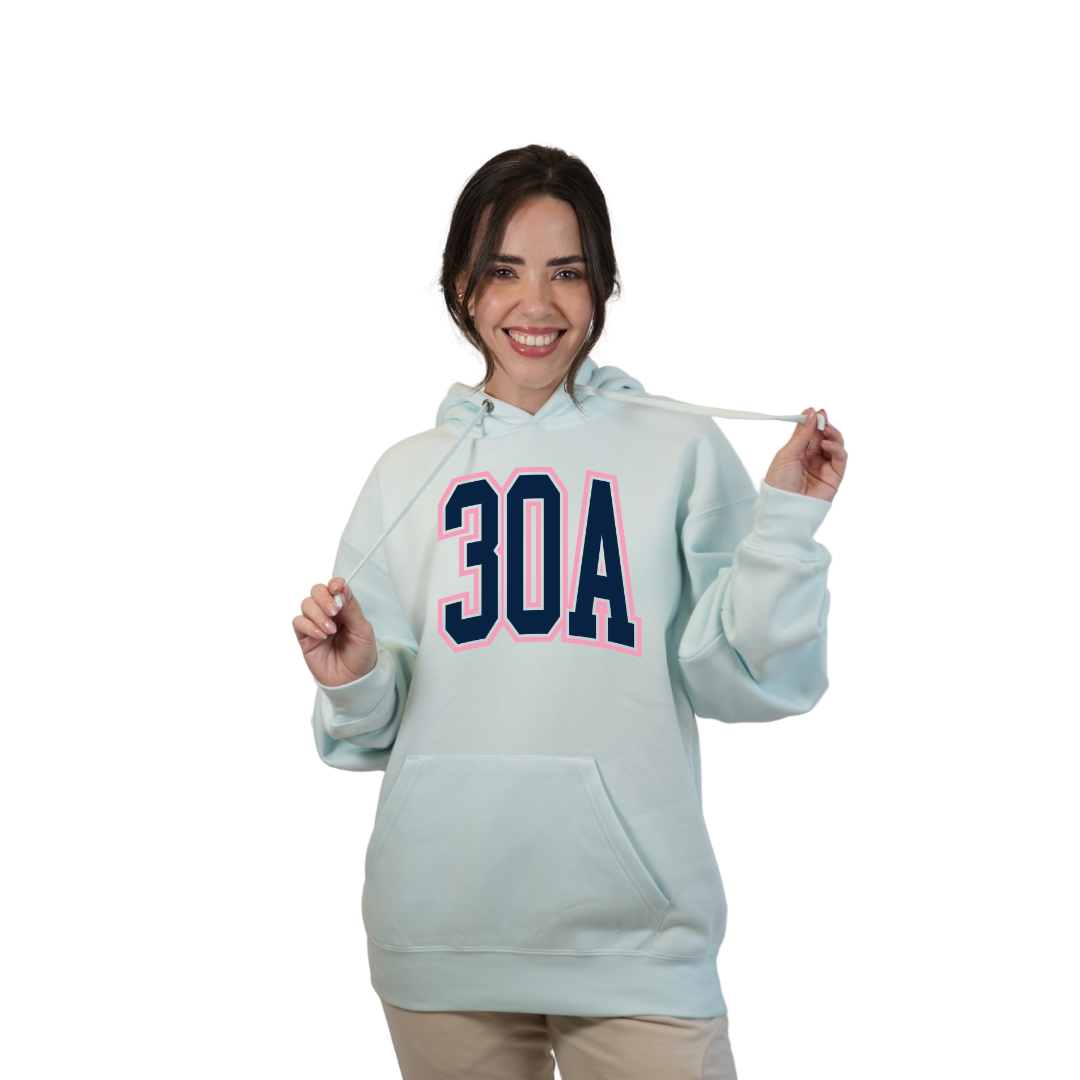 30A Map, Florida Panhandle Design Hoodie Style 252 HOODIES alvinsisland.com S Pool day
