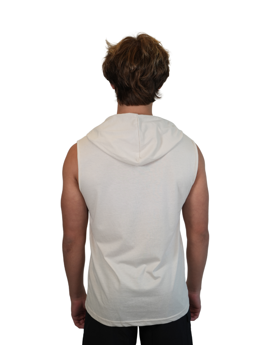 Miami Beach Fl, Palm Tree and Stripes Est. 1915 Knit Sleeveless Hoodie Style 229 Sleeveless Hoodie alvinsisland.com