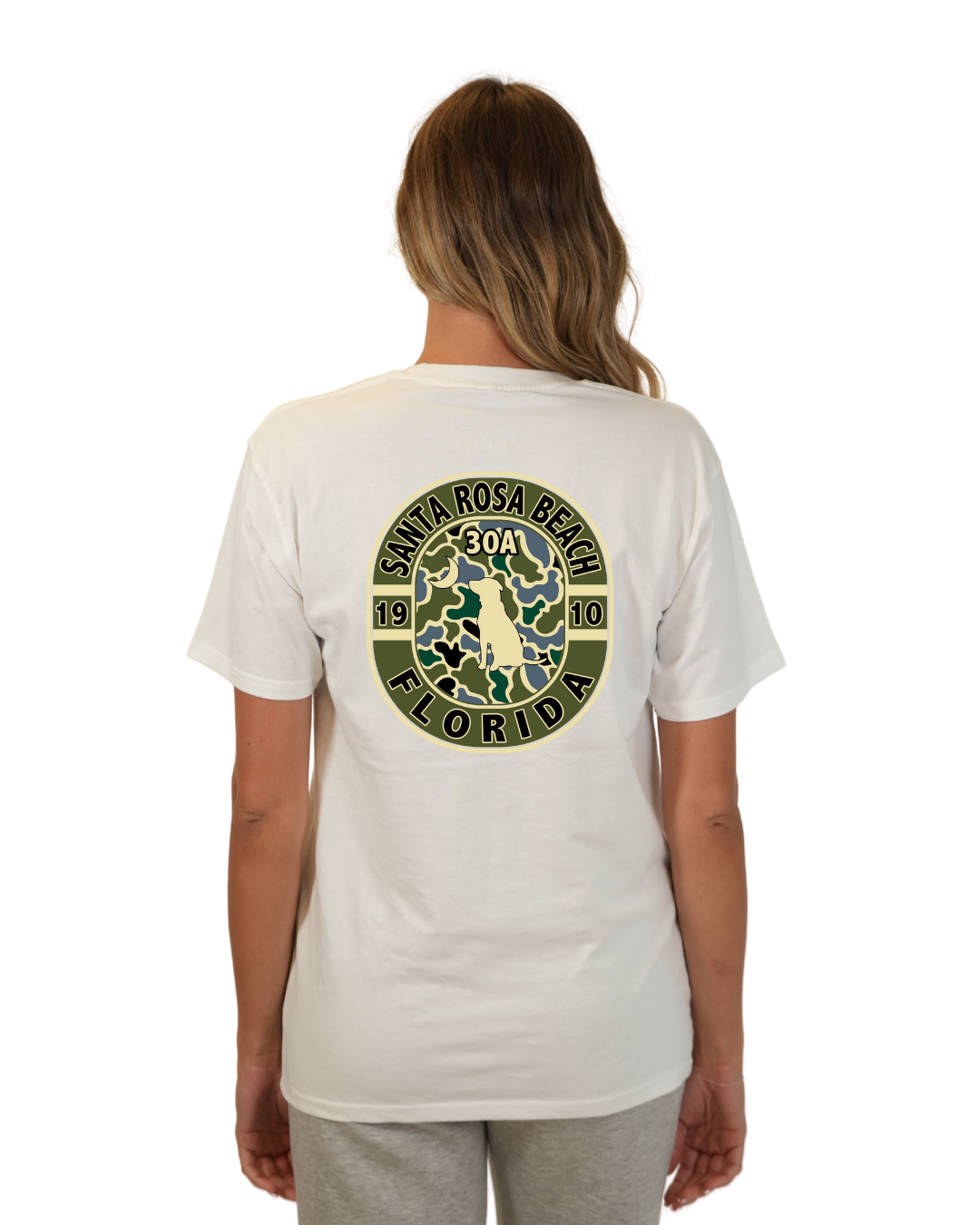 Santa Rosa Dog 1984 Women T-Shirt Camouflage Edition