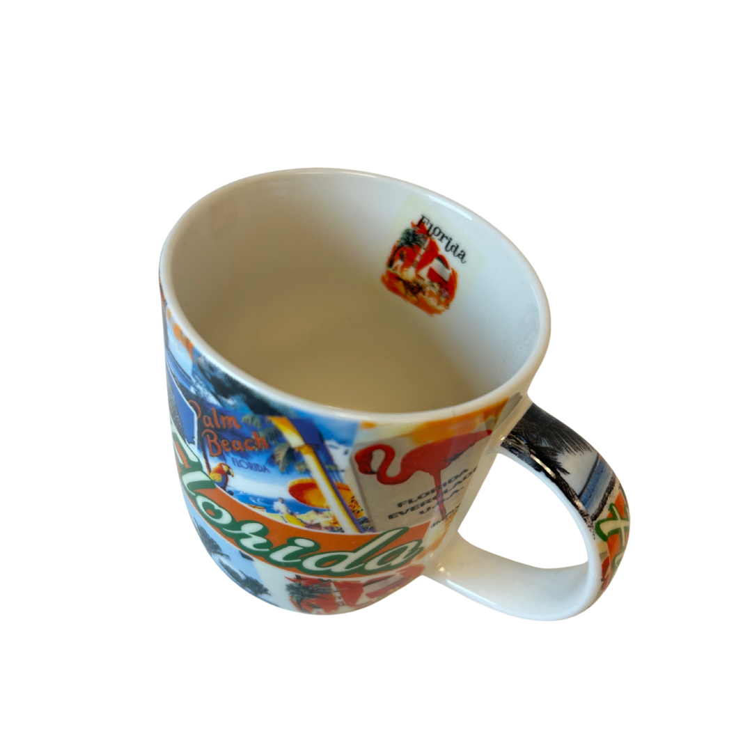 Florida Porcelain Mug In Round Box souvenirs alvinsisland.com