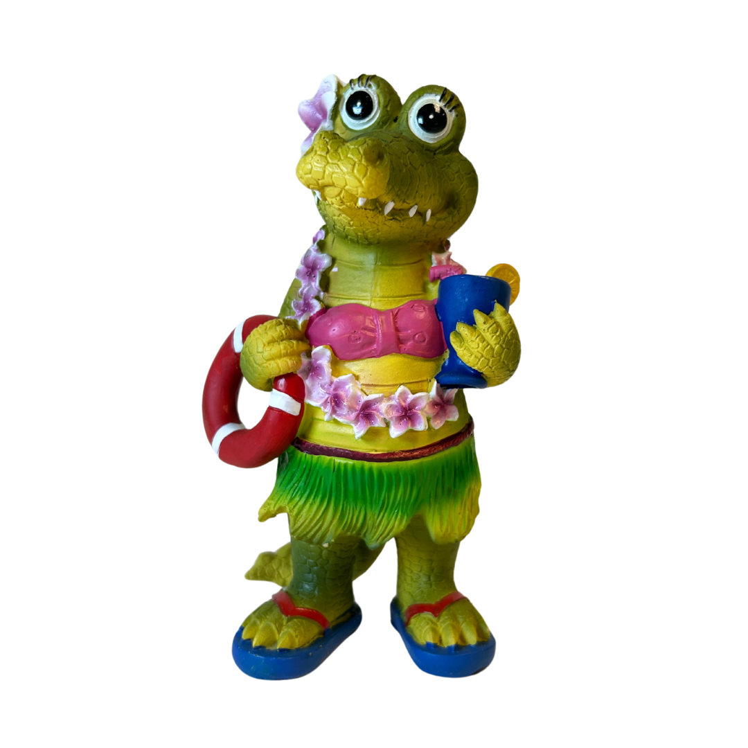 Alligator Decorative Figurine 5.5" Tall Souvenir