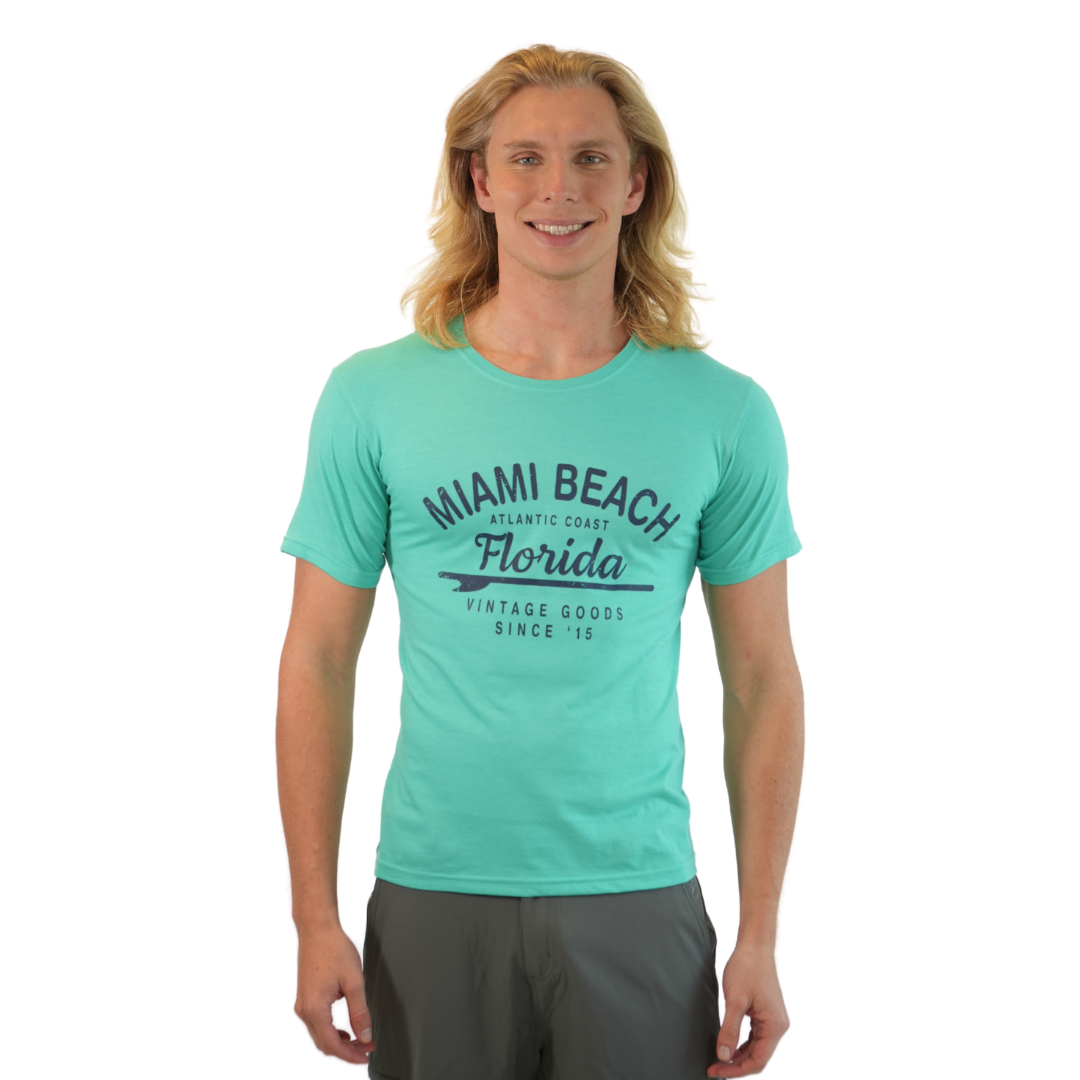 Miami Beach Atlantic Coast Poly/Cotton Unisex H.Kelly T-Shirt Style Pc1001