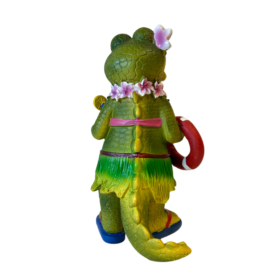Alligator Decorative Figurine 5.5" Tall Souvenir