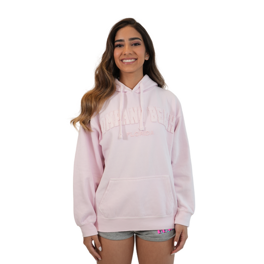 Ana Maria Island Garment Dye Hoodie Unisex Pink Style F11905