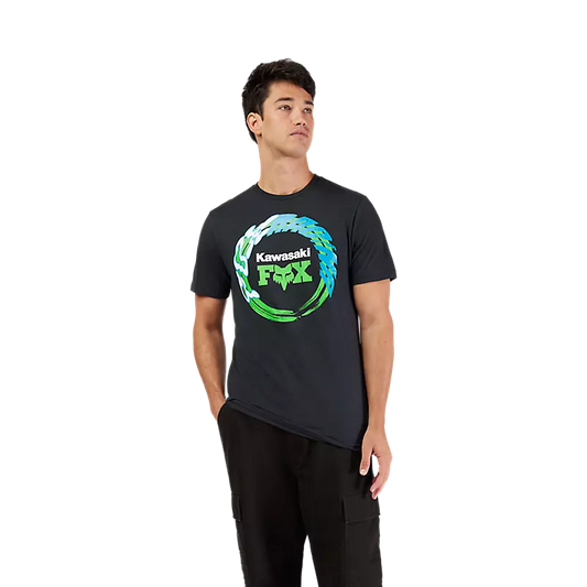 Fox Racing Kawasaki Tee T-SHIRT Foxracing Black L