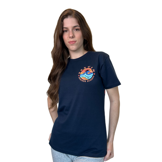 Destin, Fl Endless Summer Design Style CC1000 T-SHIRT alvinsisland.com Navy S