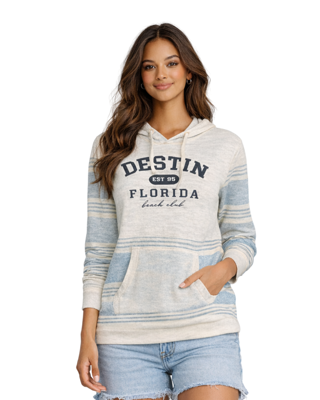 Destin, Fl Women Printed City Name Hoodie Style AI13088