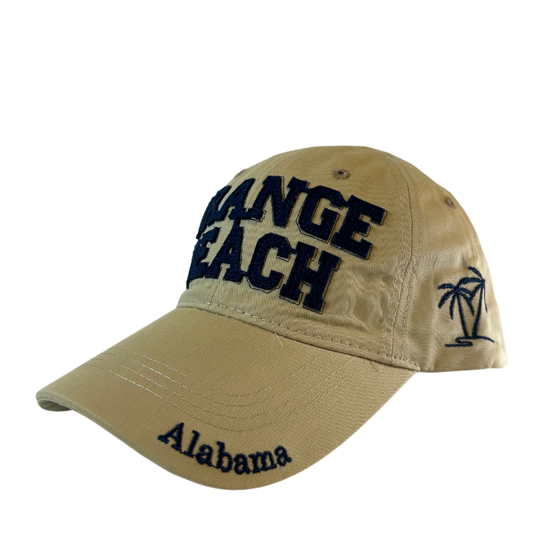Orange Beach, Al Beige Cap Adjustable Style CHB3183