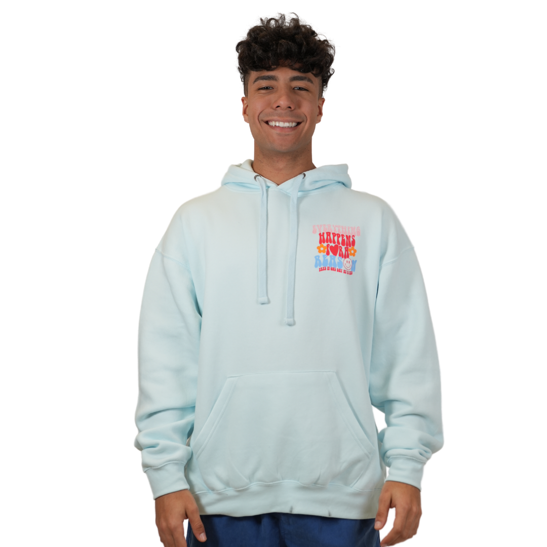 Miami Beach Everything Happens Pullover Hoodie Unisex Pool Day Style 252