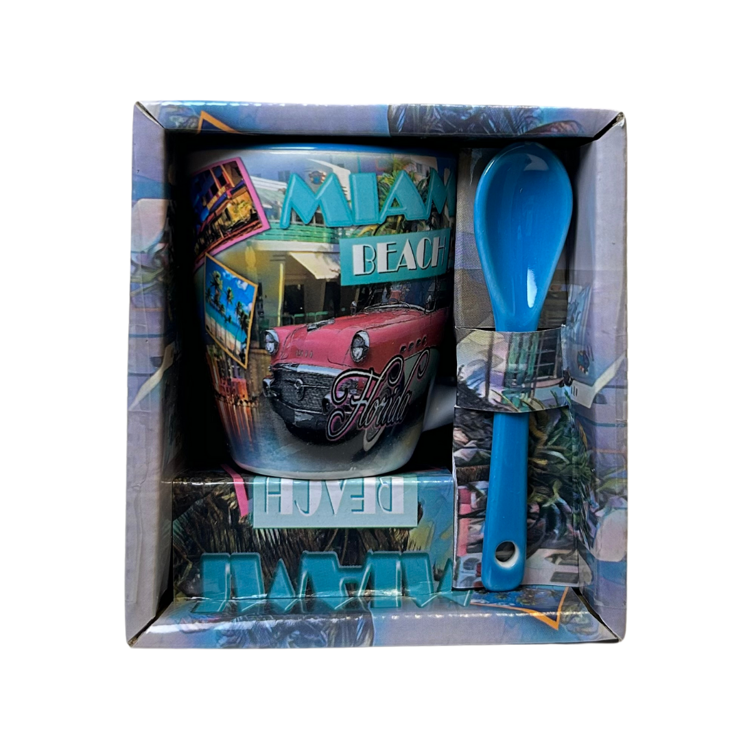 Miami Espresso Mug With Spoon ACCESORIES alvinsisland.com