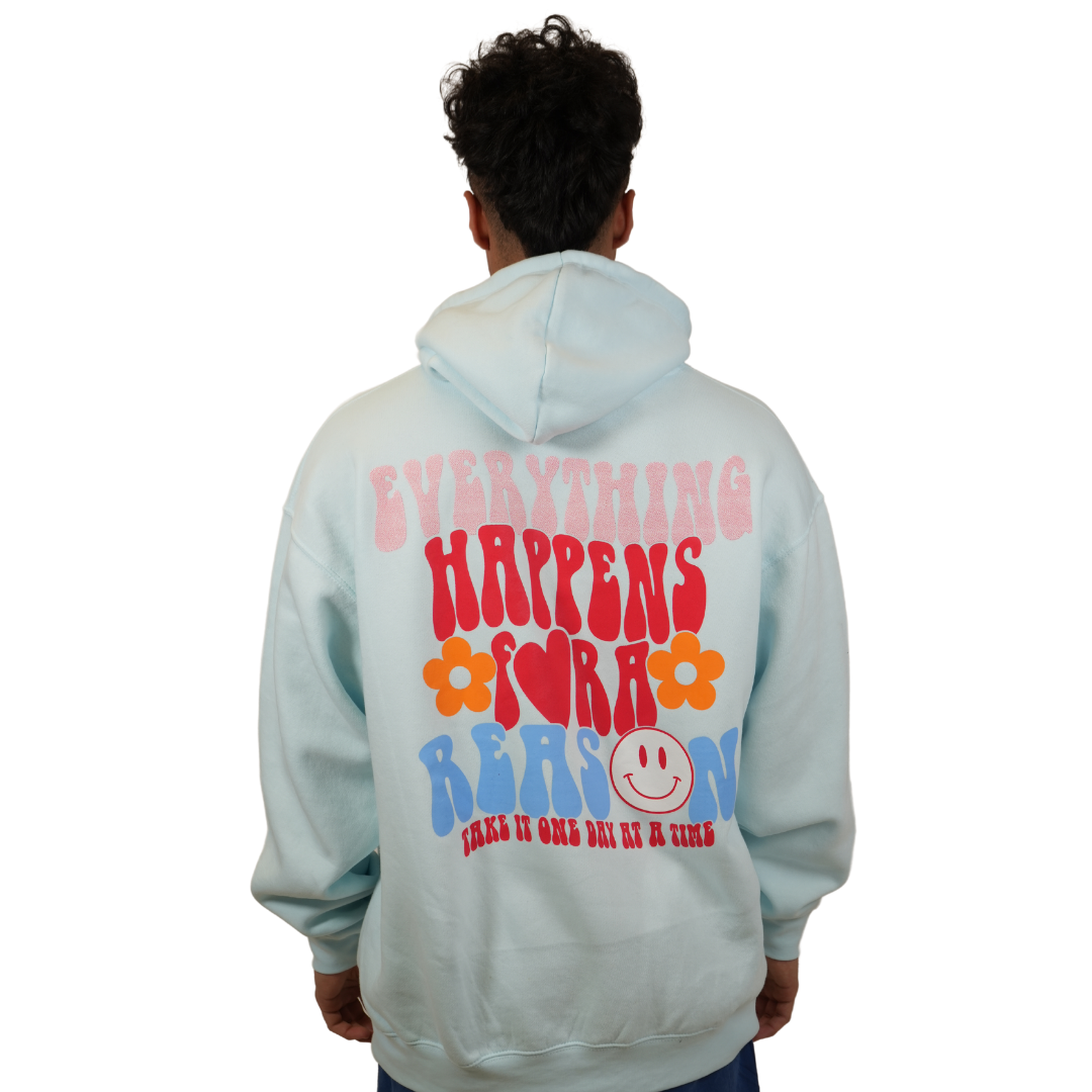 Miami Beach Everything Happens Pullover Hoodie Unisex Pool Day Style 252