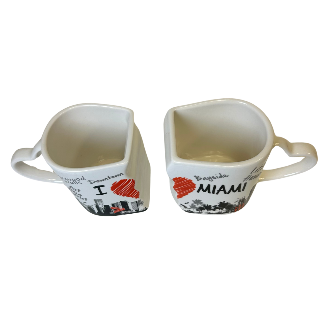 Set Miami Puzzle Mug 2 Pieces souvenirs alvinsisland.com