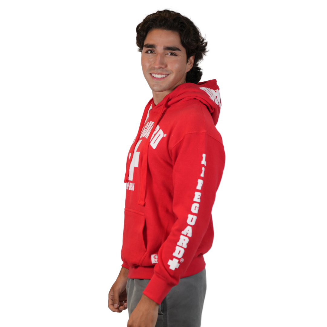 Miami Beach LifeGuard Hoodie Unisex Style LG-755 HOODIES alvinsisland.com SMALL RED