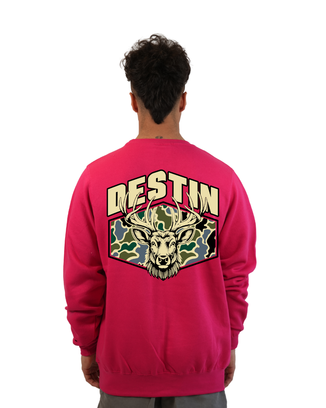 Destin Deer Crewneck – Camouflage Edition crewneck alvinsisland.com