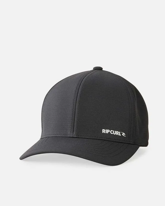 RIP CURL VaporCool Phaser Flexfit Cap hat Rip Curl O/S Black Marle