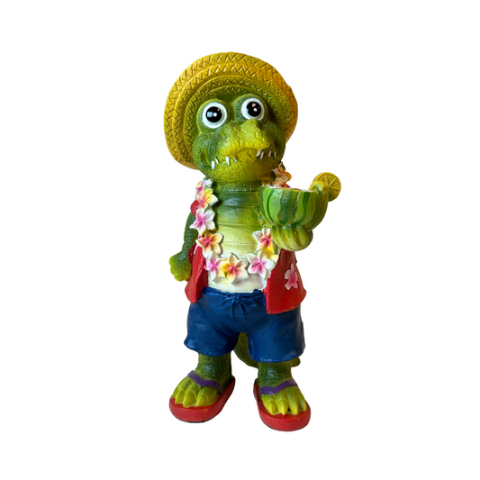 Alligator Decorative Figurine 5.5" Tall Souvenir souvenirs alvinsisland.com Man