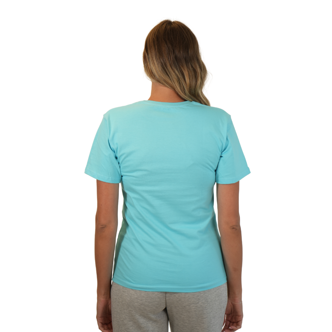 Miami Skyline Fluor Combed/Cotton Women Lagoon T-Shirt Style Cc1000 T-SHIRT alvinsisland.com