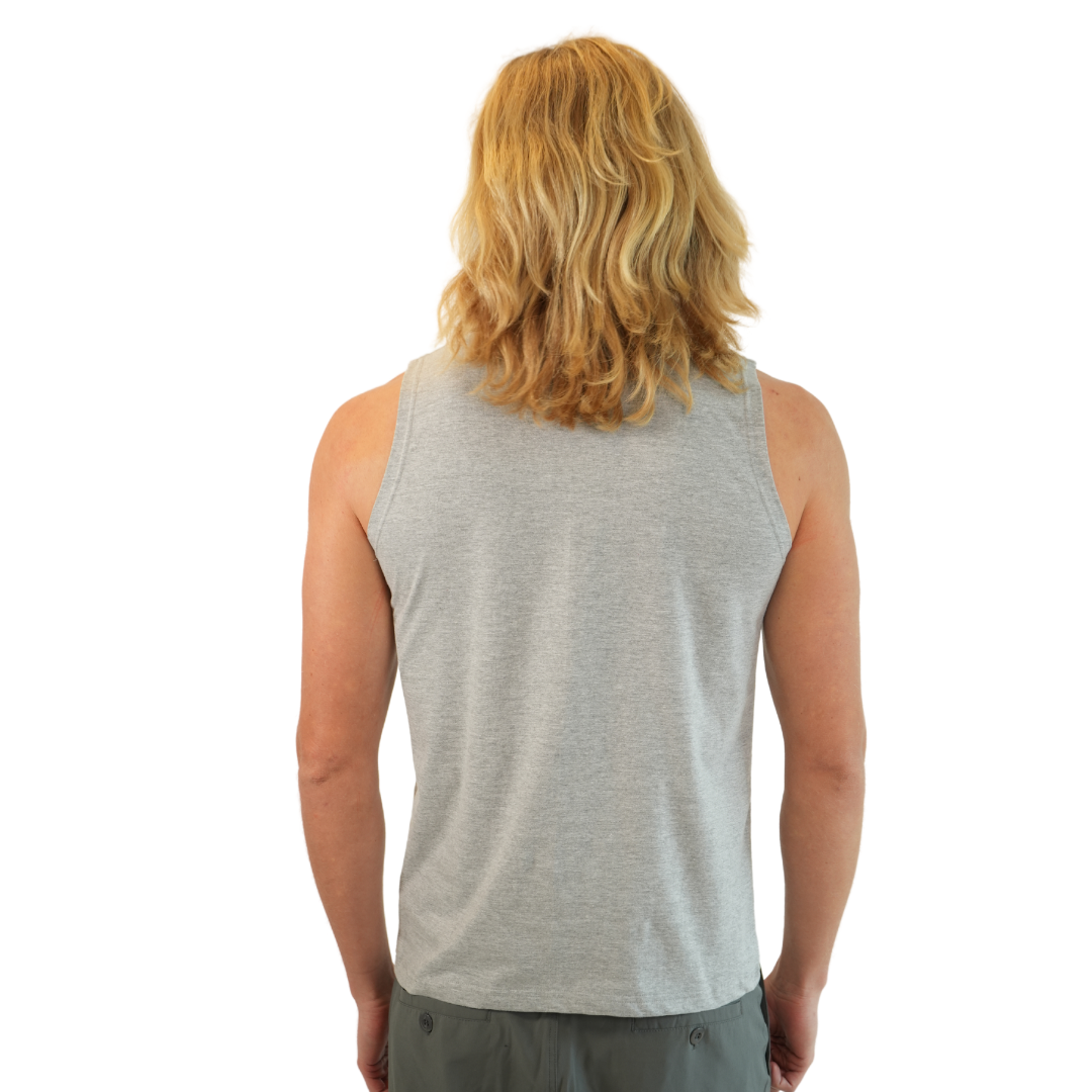 Marco Island Gulf Coast 1964 Combo/ Cotton Hea Grey Muscle Tee Style Cc400 MUSCLE TEE alvinsisland.com