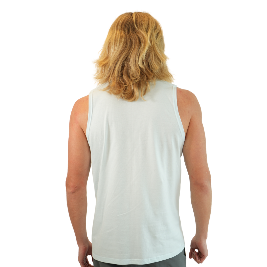 Marco Island Wave/Shark Combo/ Cotton Pool Day Muscle Tee Style Cc400 MUSCLE TEE alvinsisland.com