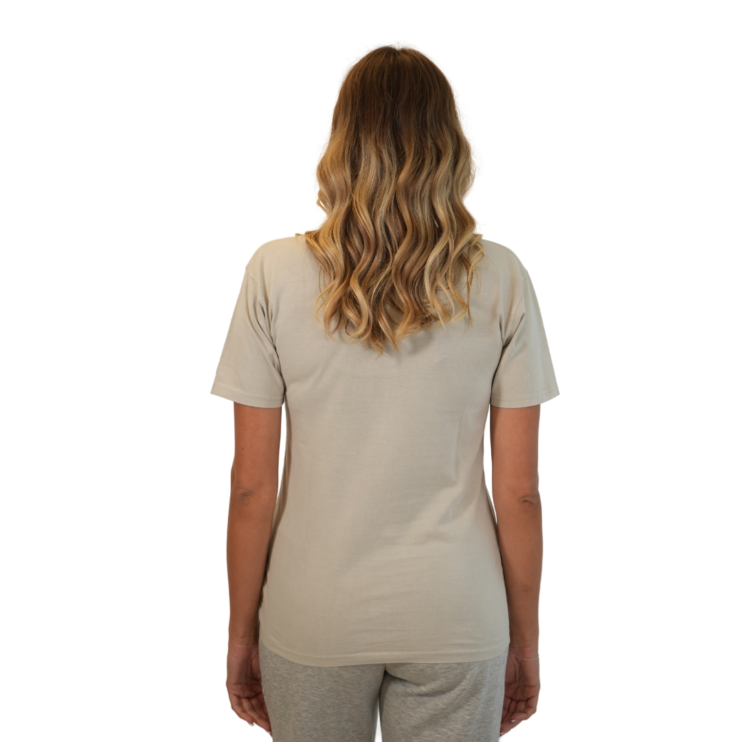 Miami Est.1915 Combed/Cotton Women Oyster T-Shirt Style Gd001