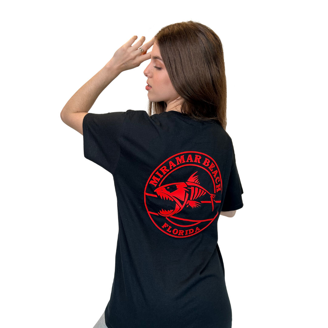 Miramar Fl, Piranhas Design T-Shirt