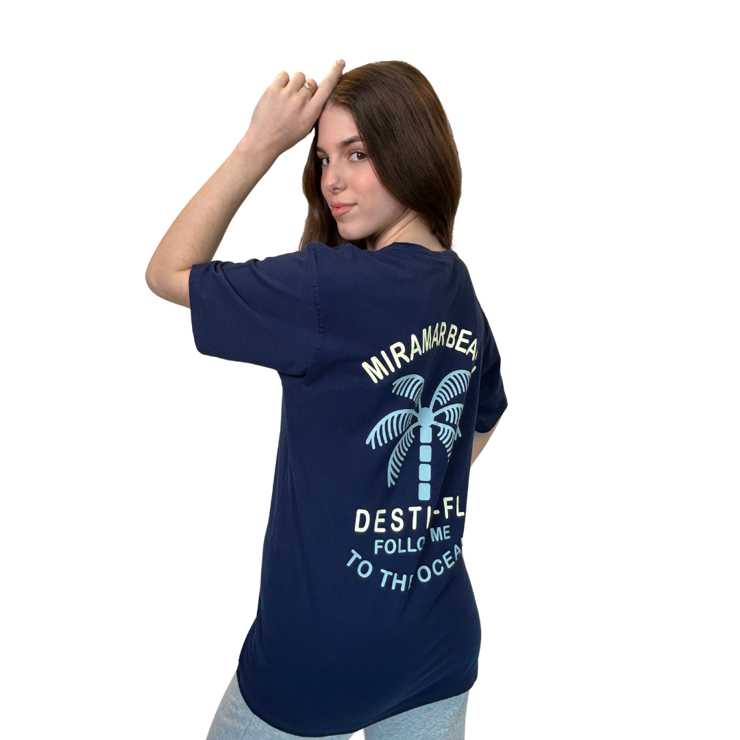Miramar Beach Destin Fl, Follow Me To The Ocean Design T-Shirt Style Gd001 T-SHIRT alvinsisland.com