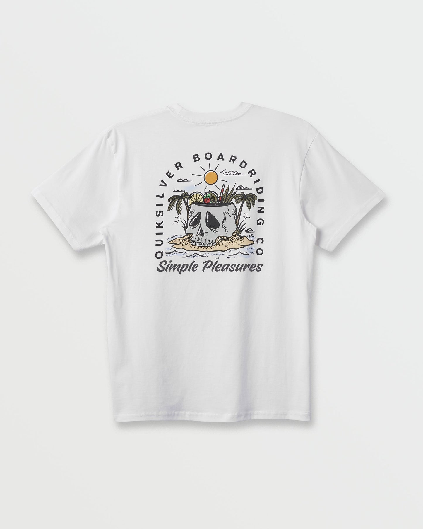 Quiksilver Simple Pleasures T-Shirt - White T-SHIRT Quiksilver