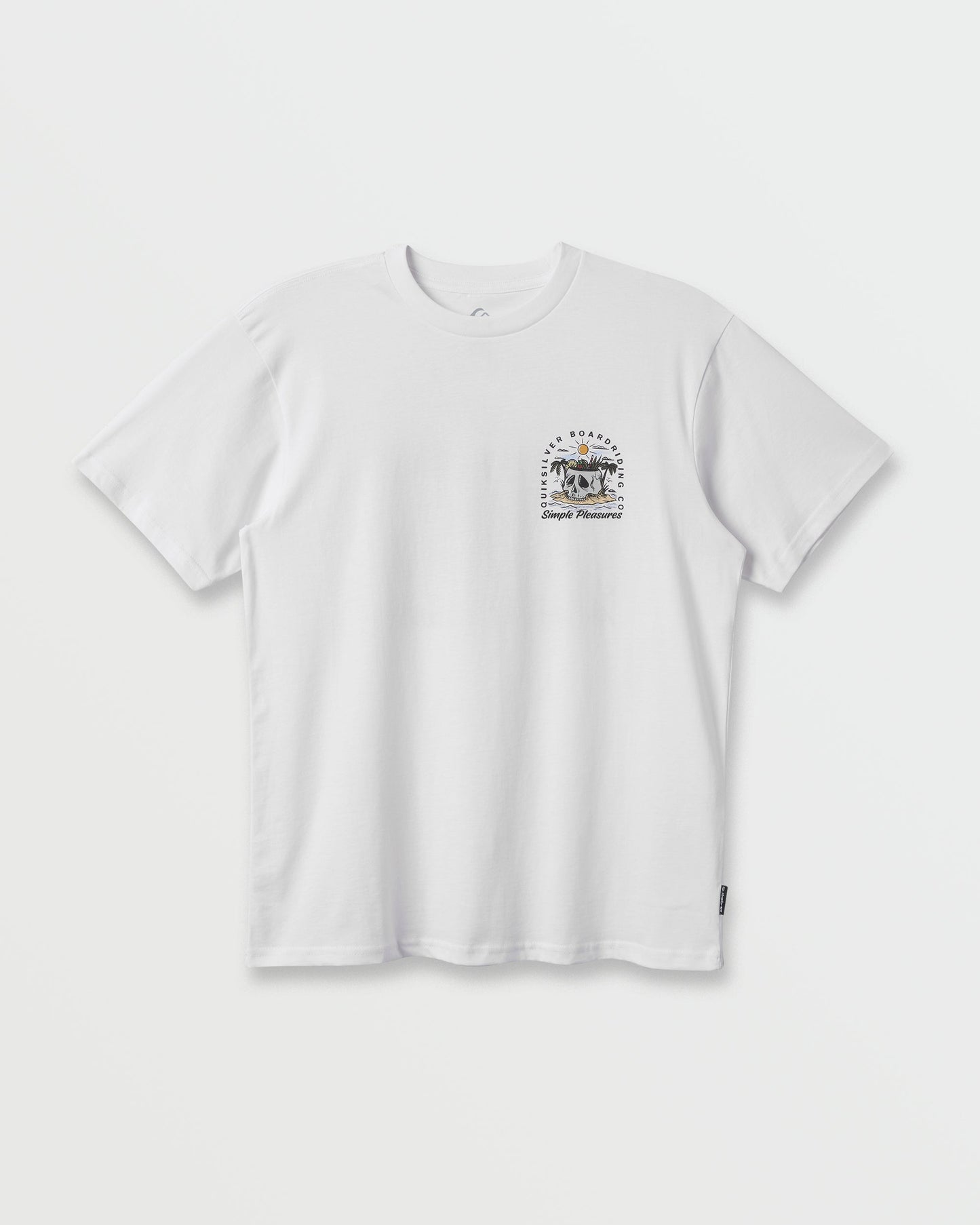Quiksilver Simple Pleasures T-Shirt - White T-SHIRT Quiksilver