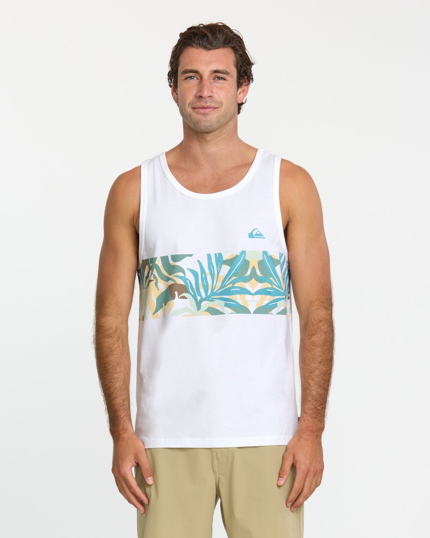 Quiksilver Blueweed Stripe Tank TANK TOP Quiksilver WHITE M