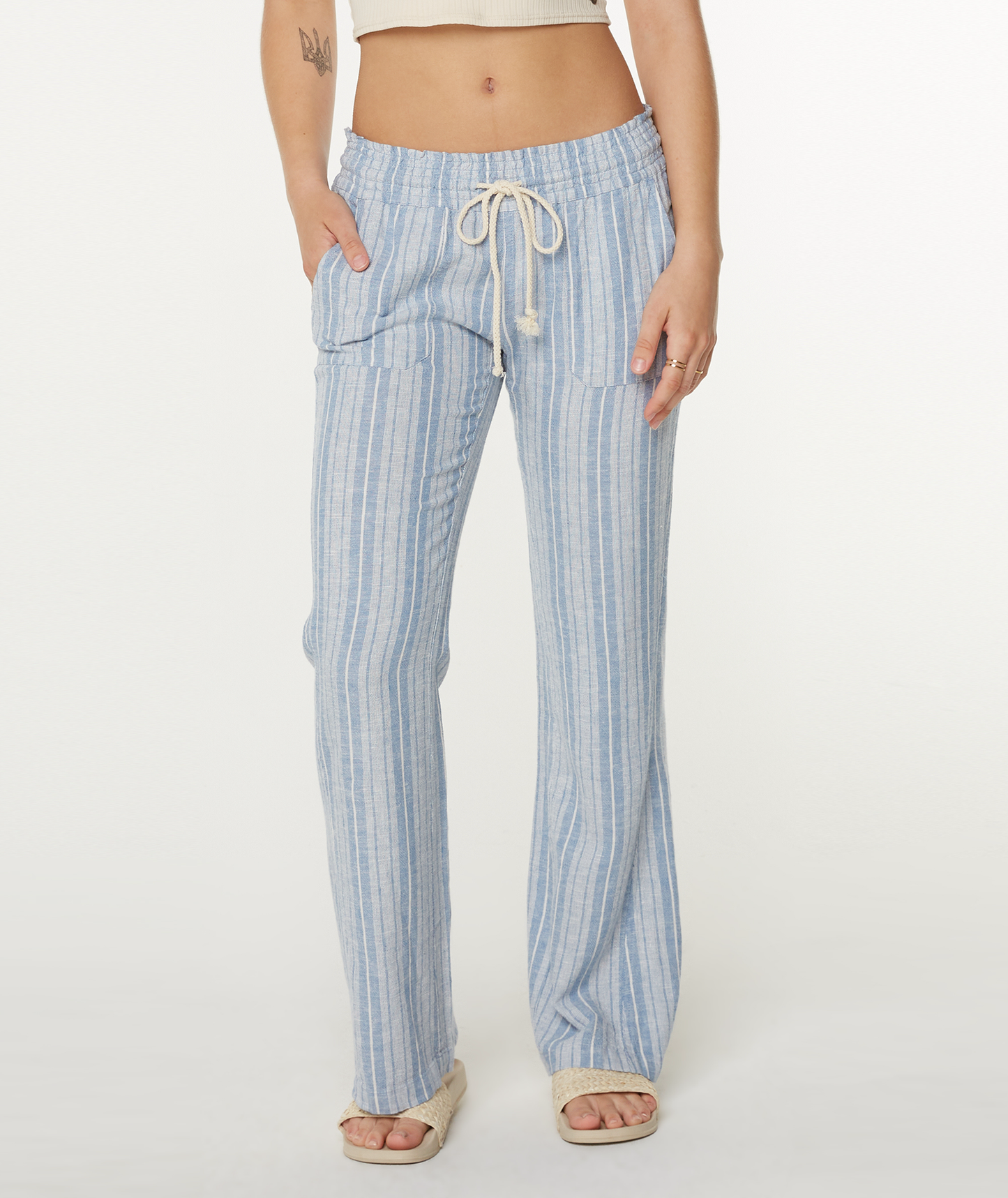 Roxy Oceanside Striped Pant Pants Roxy