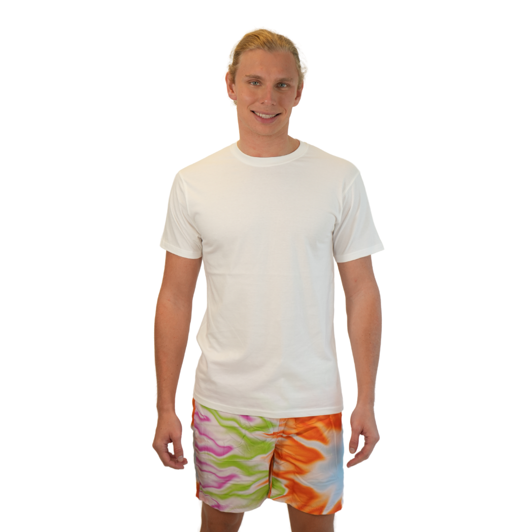 Mens Swim Trunks Tie Die Style Sm-021