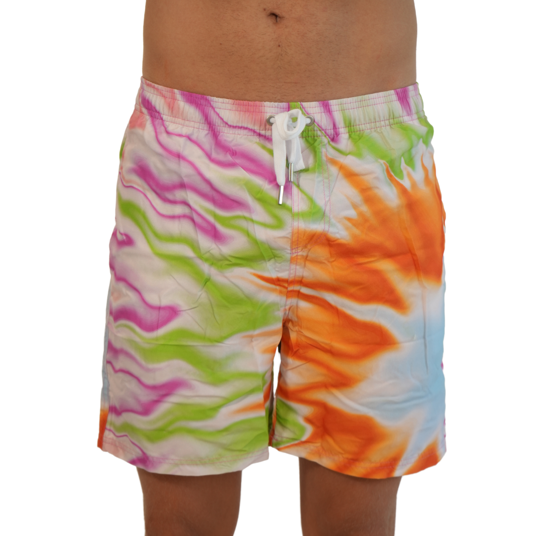 Mens Swim Trunks Tie Die Style Sm-021