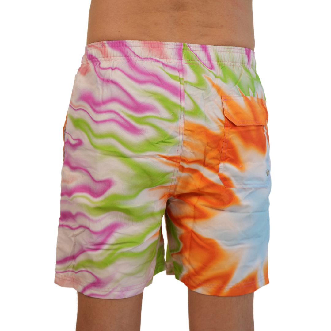 Mens Swim Trunks Tie Die Style Sm-021 SHORT alvinsisland.com