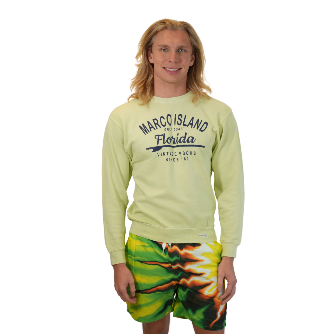 Mens Swim Trunks Green Brazil Style Sm-022