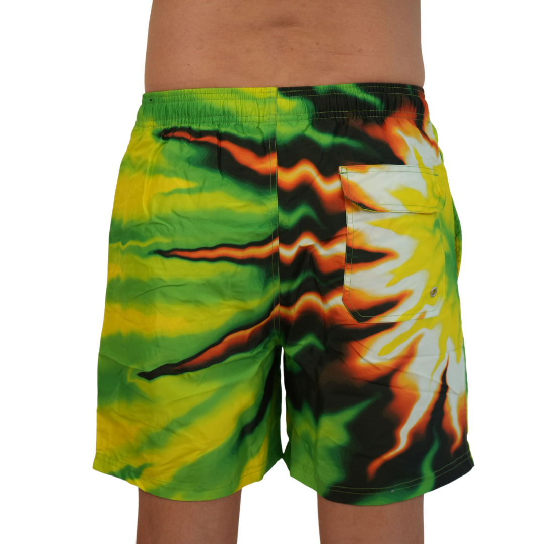 Mens Swim Trunks Green Brazil Style Sm-022