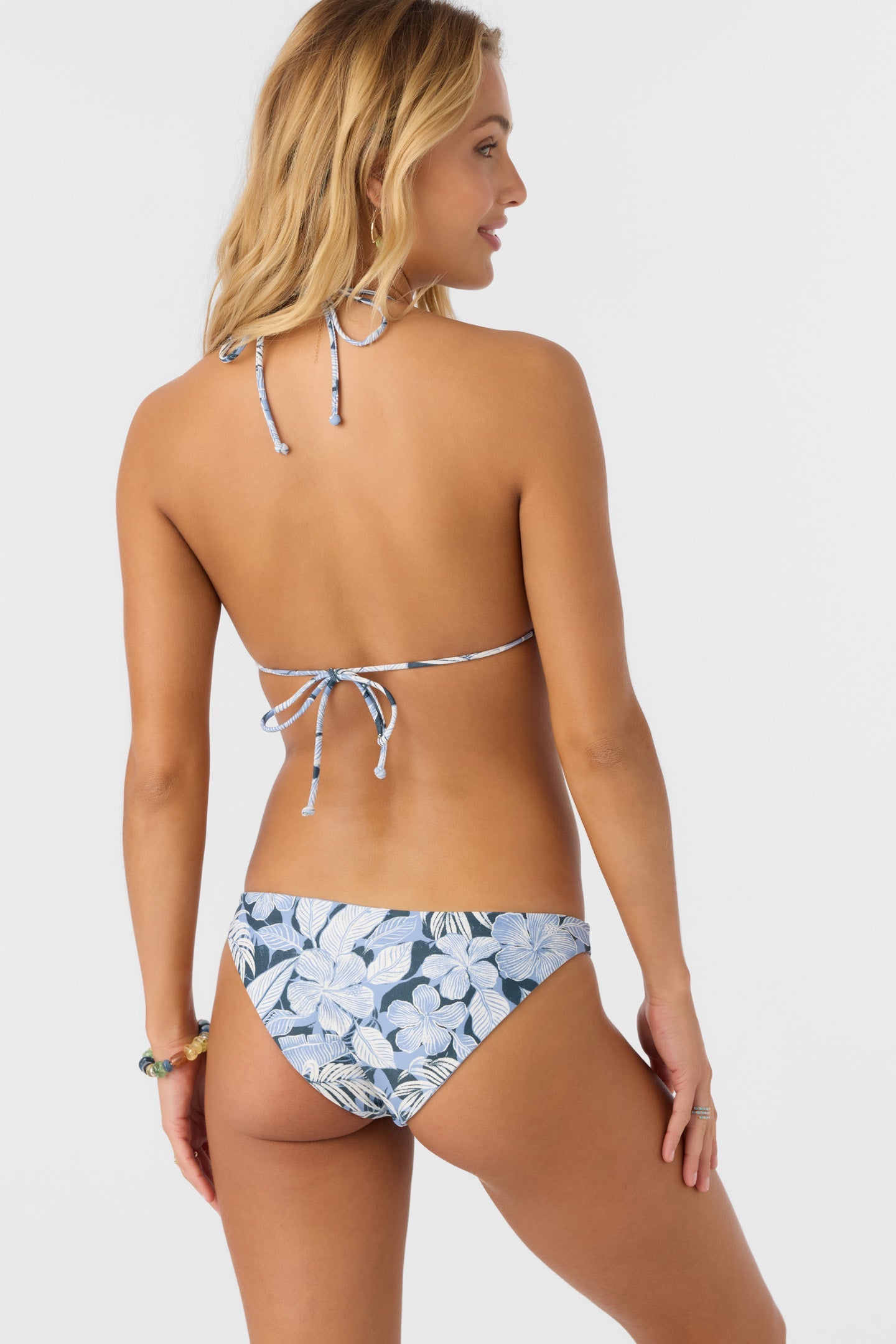 O'Neill PALMETTO FLORAL STRIPE REVERSIBLE ROCKLEY CLASSIC BOTTOMS LADIES SWIMWEAR O'Neill
