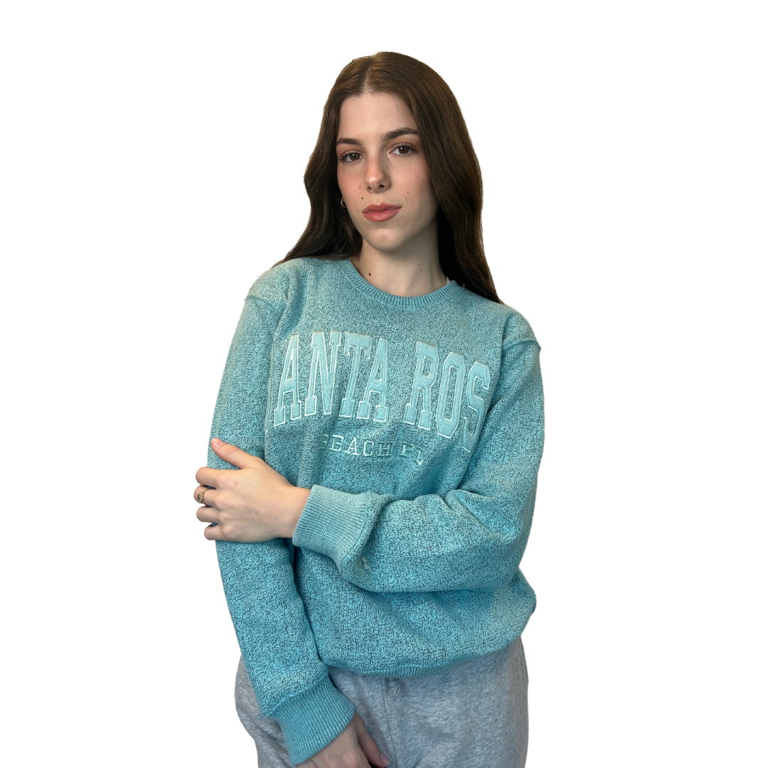 Santa Rosa, Fl Nantucket Crewneck W/ City Name Applique Style Ap267