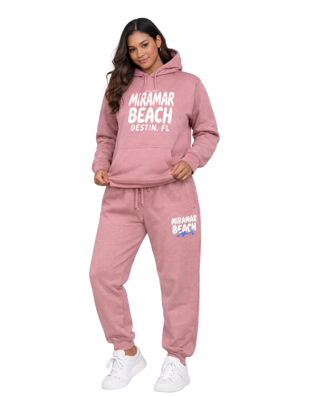 Miramar Beach, City Name Hoodie and Pants Set (Two piece)