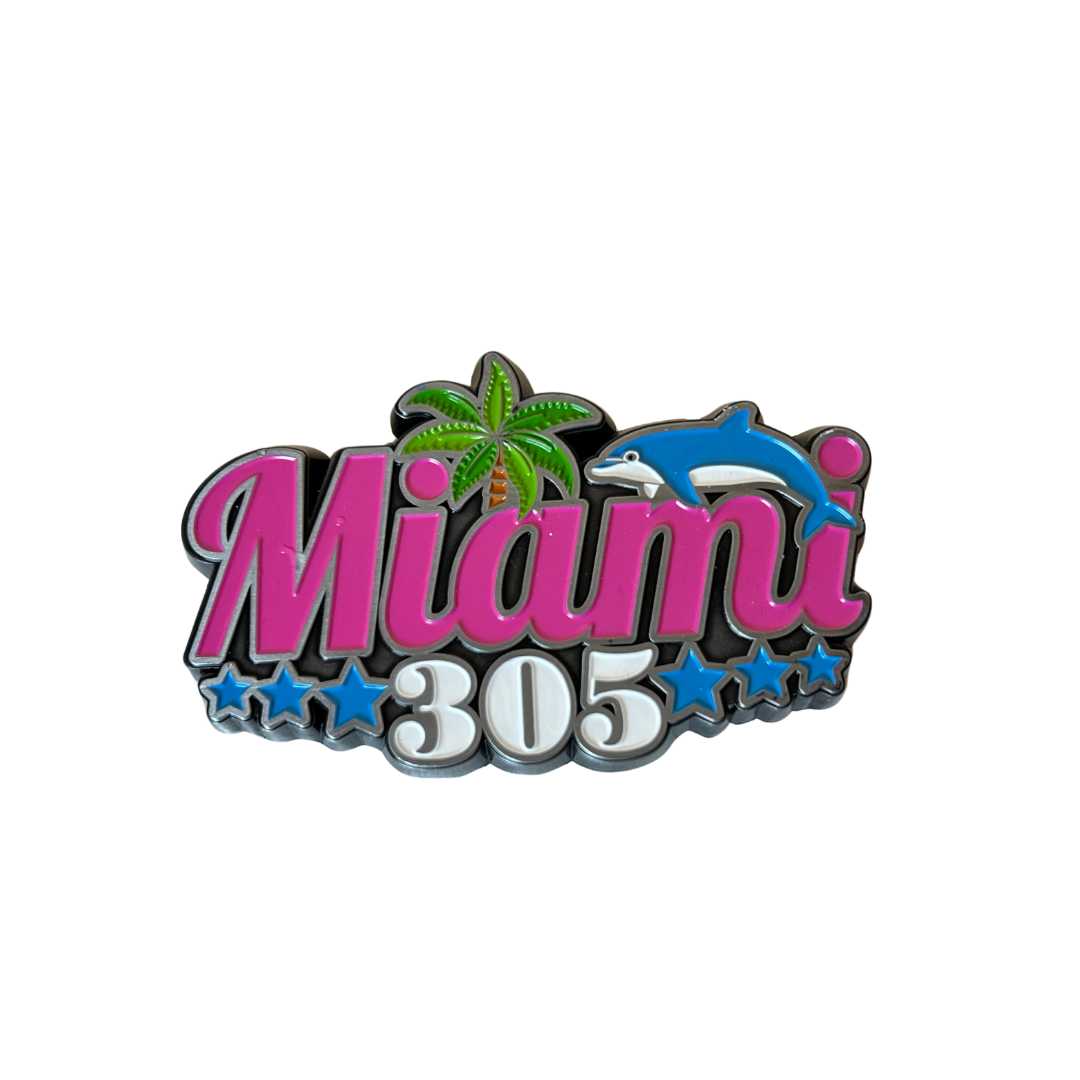 Miami 305 Magnet souvenirs alvinsisland.com