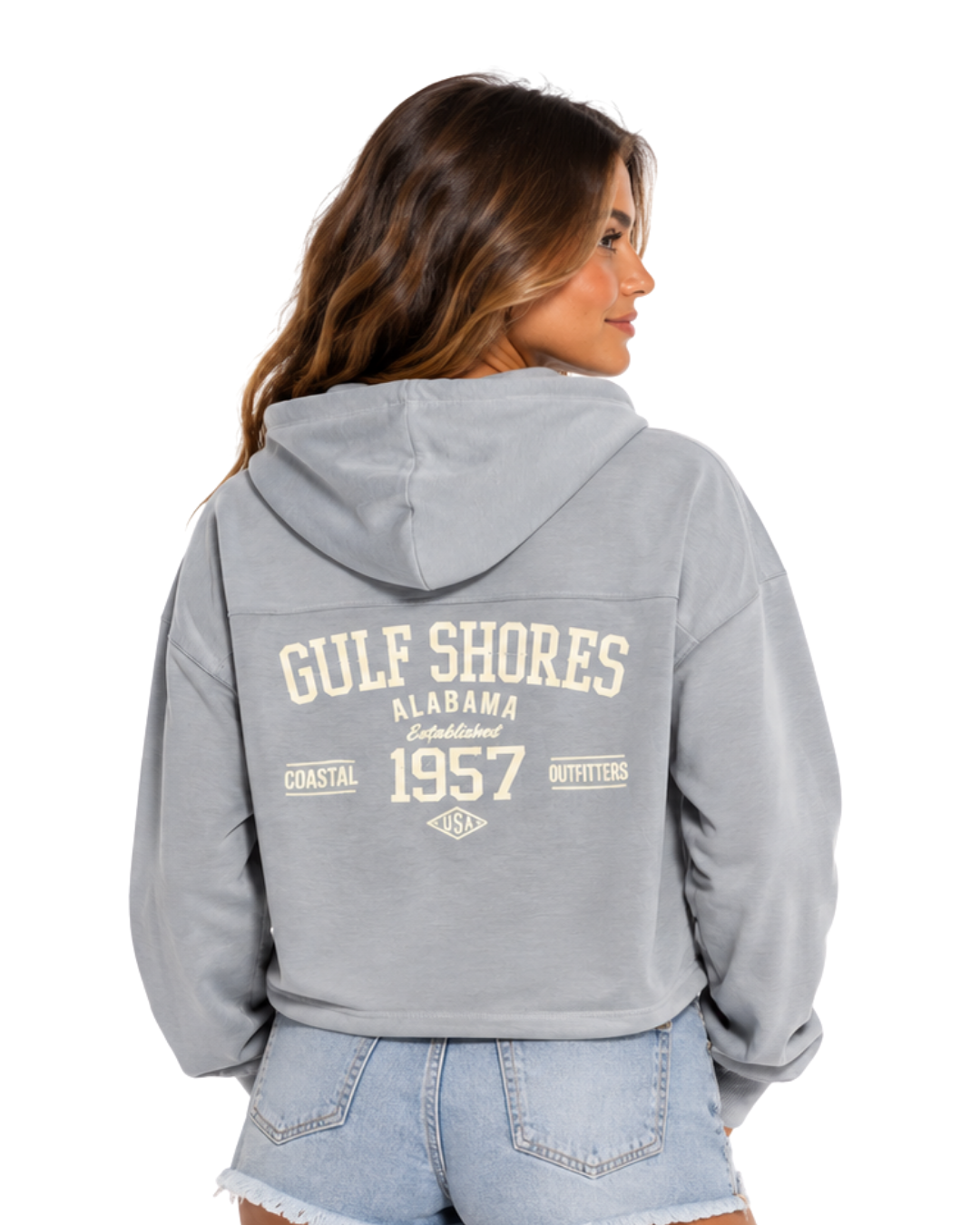 Gulf Shores, AL Modal Sand Wash High-Low ZiP Style 2166 HOODIES alvinsisland.com